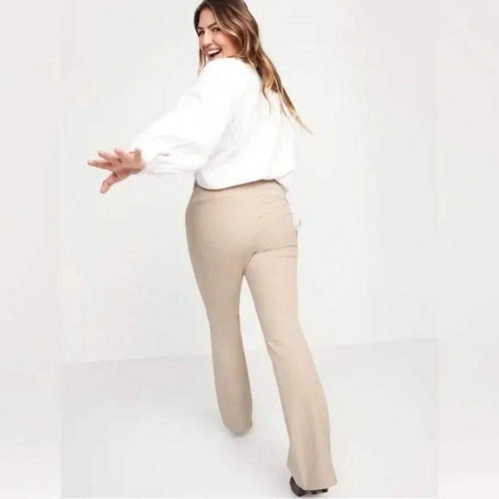 Old Navy High-Waisted Pixie Flare Pants for Women  New - Picture 3 of 5